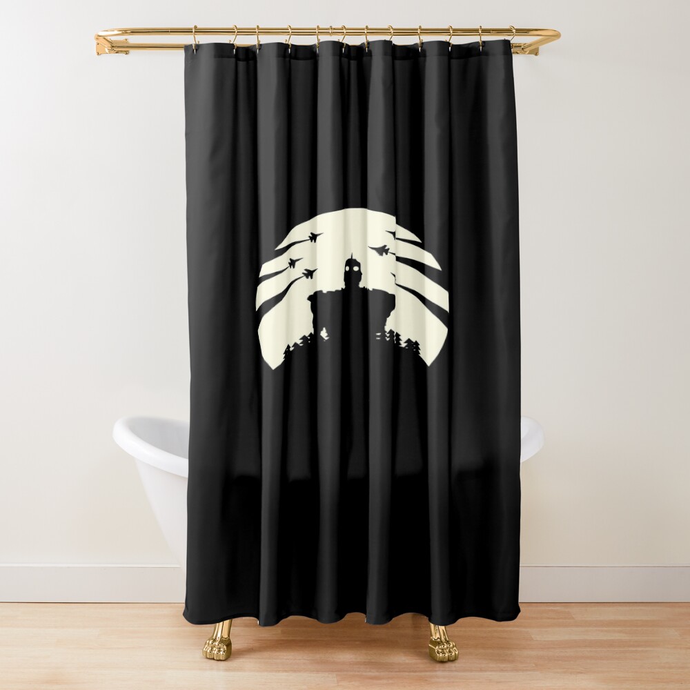 Robot Guardian Castle In The Sky Shower Curtain