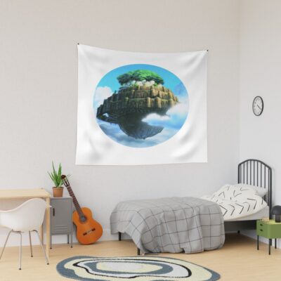 Laputa Lost Kingdom Castle In The Sky Tapestry