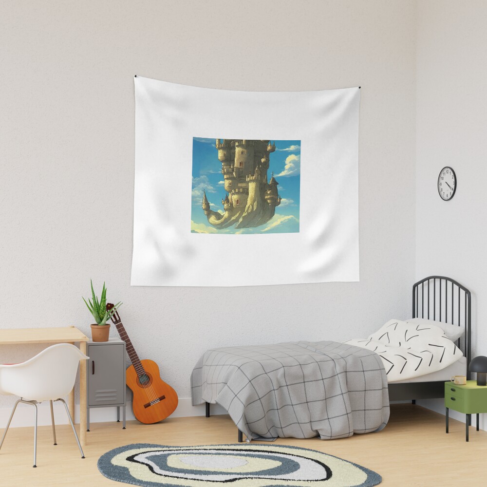 Studio Ghibli Castle In The Sky Tapestry