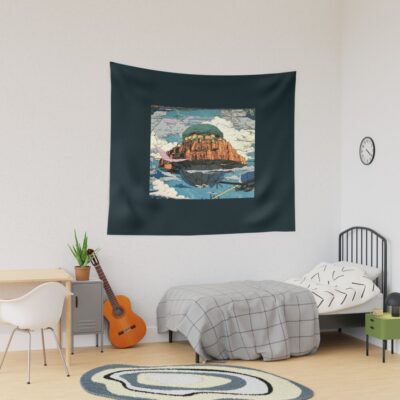 Laputa Robot Guardian Castle In The Sky Tapestry