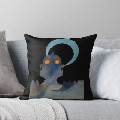 Dola Sky Pirate Castle In The Sky Throw Pillow